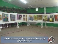 المعرض الاول لمسابقة الفنون التشكيلية / جانب من قسم الرسم في المعرض