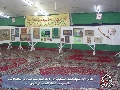 المعرض الاول لمسابقة الفنون التشكيلية / جانب من قسم الخط والتصميم في المعرض