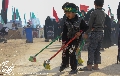 (٢١٢) اطفال الأربعين يقومون بتنظيف طريق العشاق