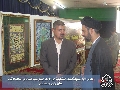 المعرض الاول لمسابقة الفنون التشكيلية / مدير المركز مع معاون رئيس جامعة بابل
