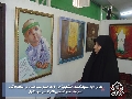 المعرض الاول لمسابقة الفنون التشكيلية / المشرفة على معهد الانوار