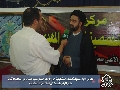 المعرض الاول لمسابقة الفنون التشكيلية / مدير المركز مع قناة الفرات