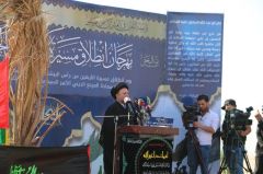 انطلاق مسيرة (من البحر إلى النحر) المليونية لإحياء زيارة الأربعين