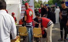 الهلال الاحمر: ٧٠٠٠ متطوع لتقديم الخدمات لزوار الاربعينية