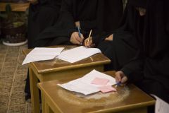 المكتبة النسوية في العتبة العباسية المقدسة استعدادات على قدم وساق لاستقبال زوار الأربعينية