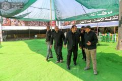 "استراحة المرتضى" التابعة للعتبة العلوية.. خدمات متعددة واستنفار كامل لراحة زائري الأربعين