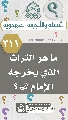 (٣١١) ما هو التراث الذي يخرجه الإمام (عجّل الله فرجه)؟